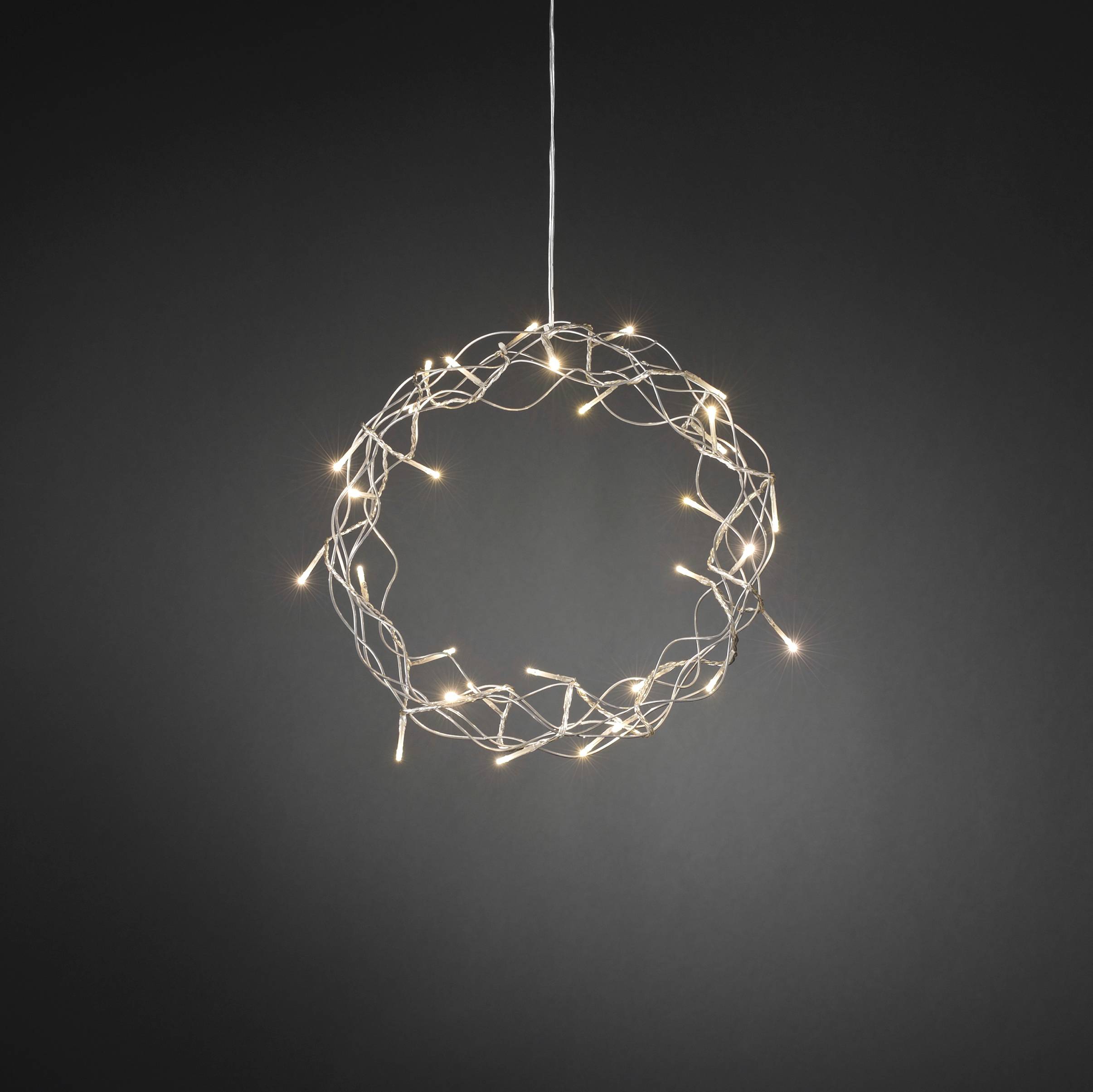 Krans av sølvmetall, LED v:9662237
