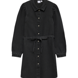 Denimkjole vmKamille LS Short Belt Dress v:6019802