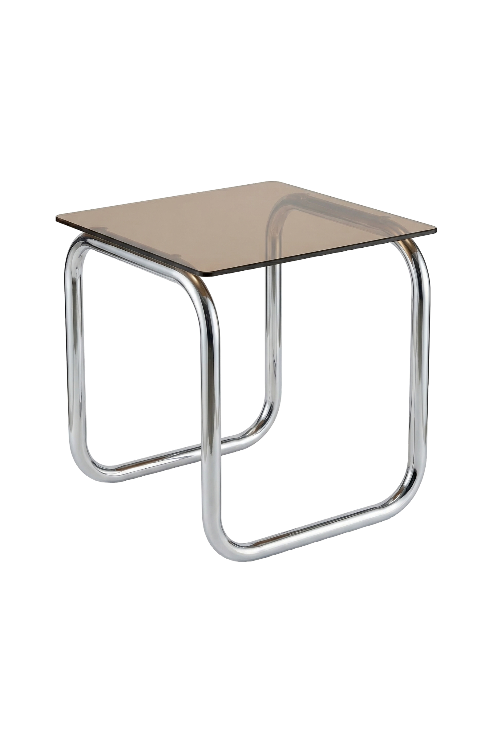 Lulu sidebord krom/glass høyde 45 cm v:9775797
