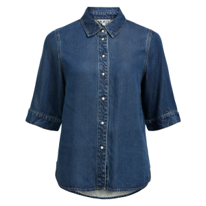 Denimskjorte objFrame 2/4 RE Denim Top v:210387