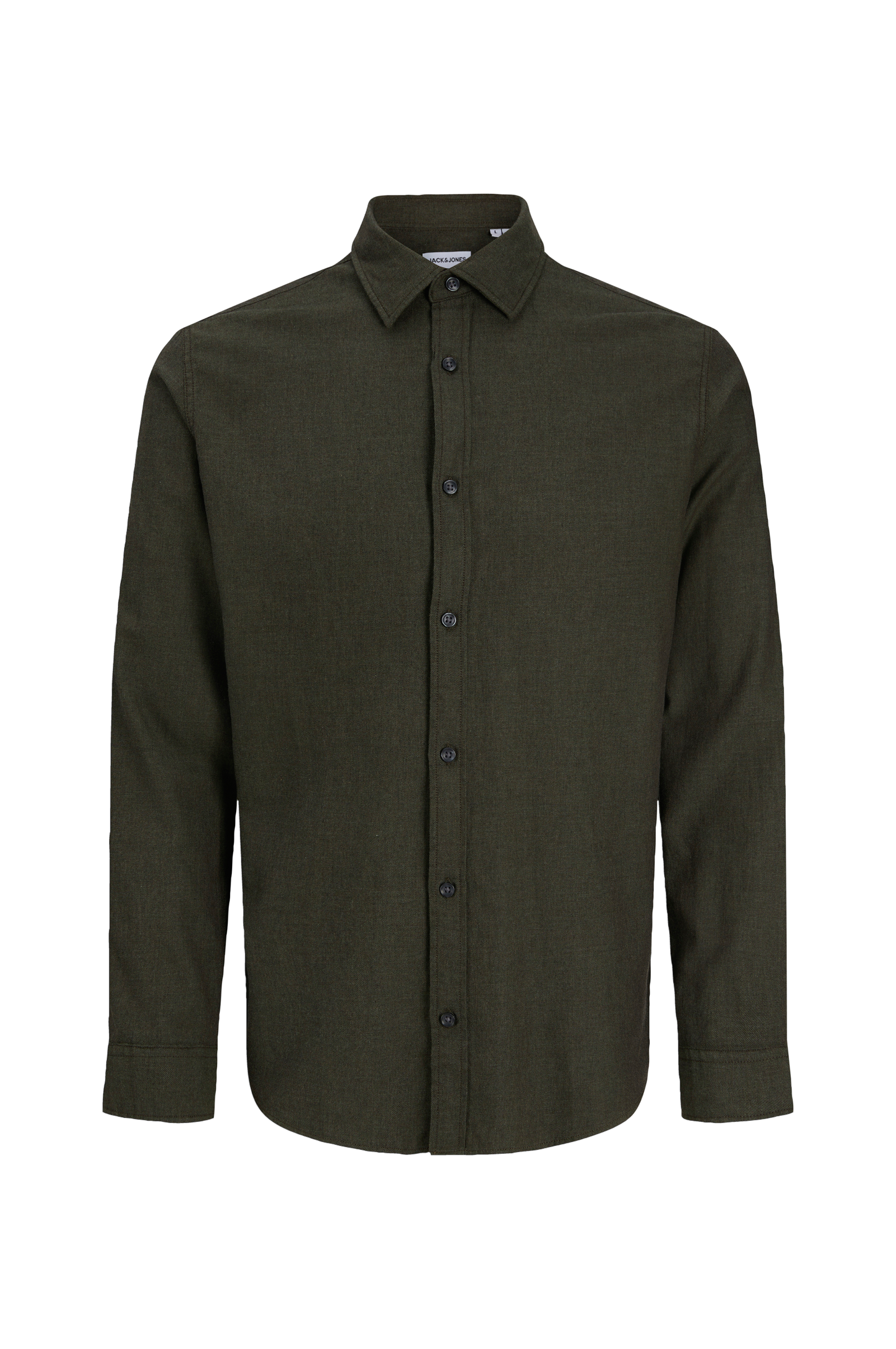 Skjorte Jjefield Melange Shirt Ls Sn v:5479696