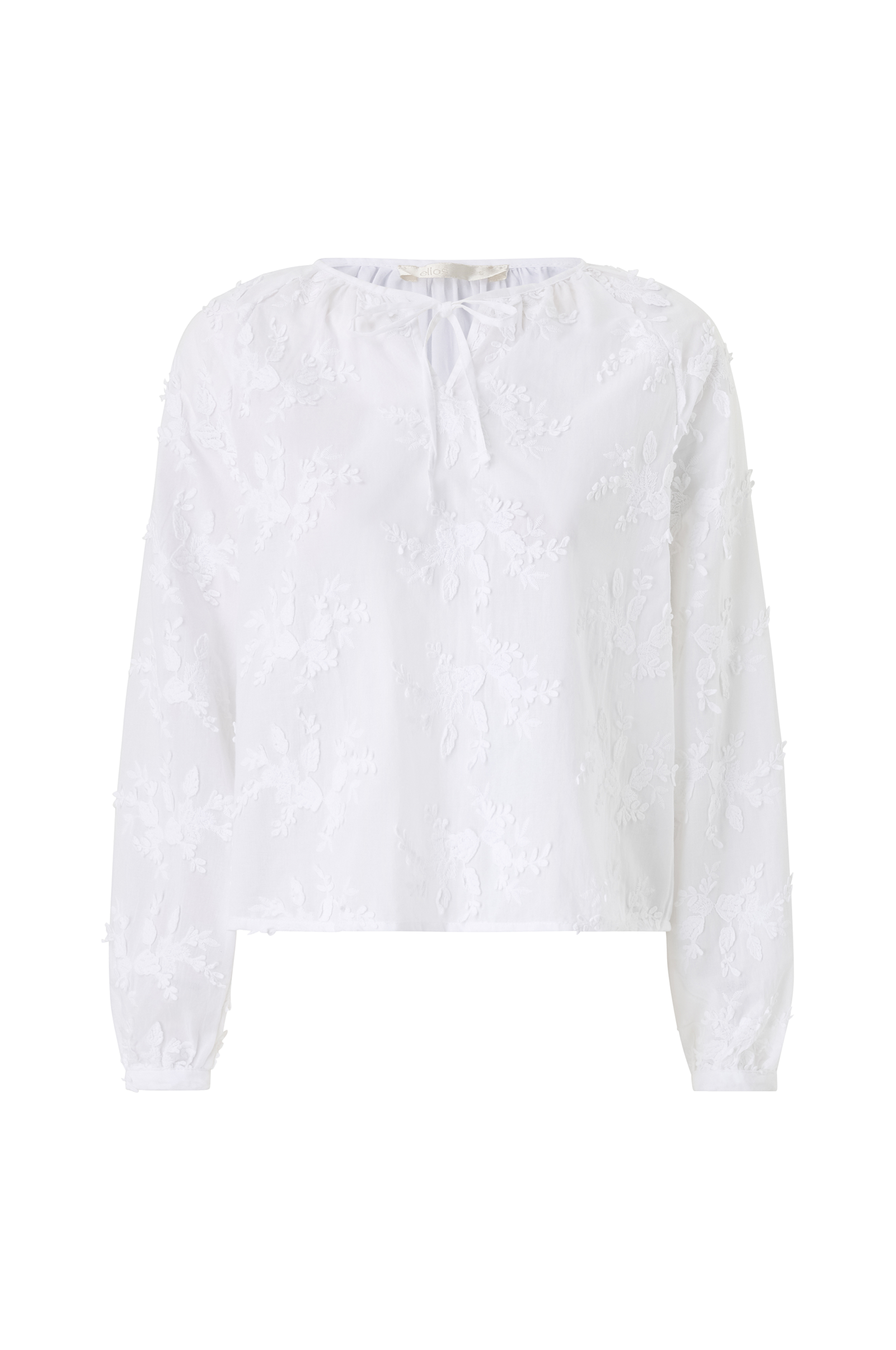 Bluse med broderi v:4056568