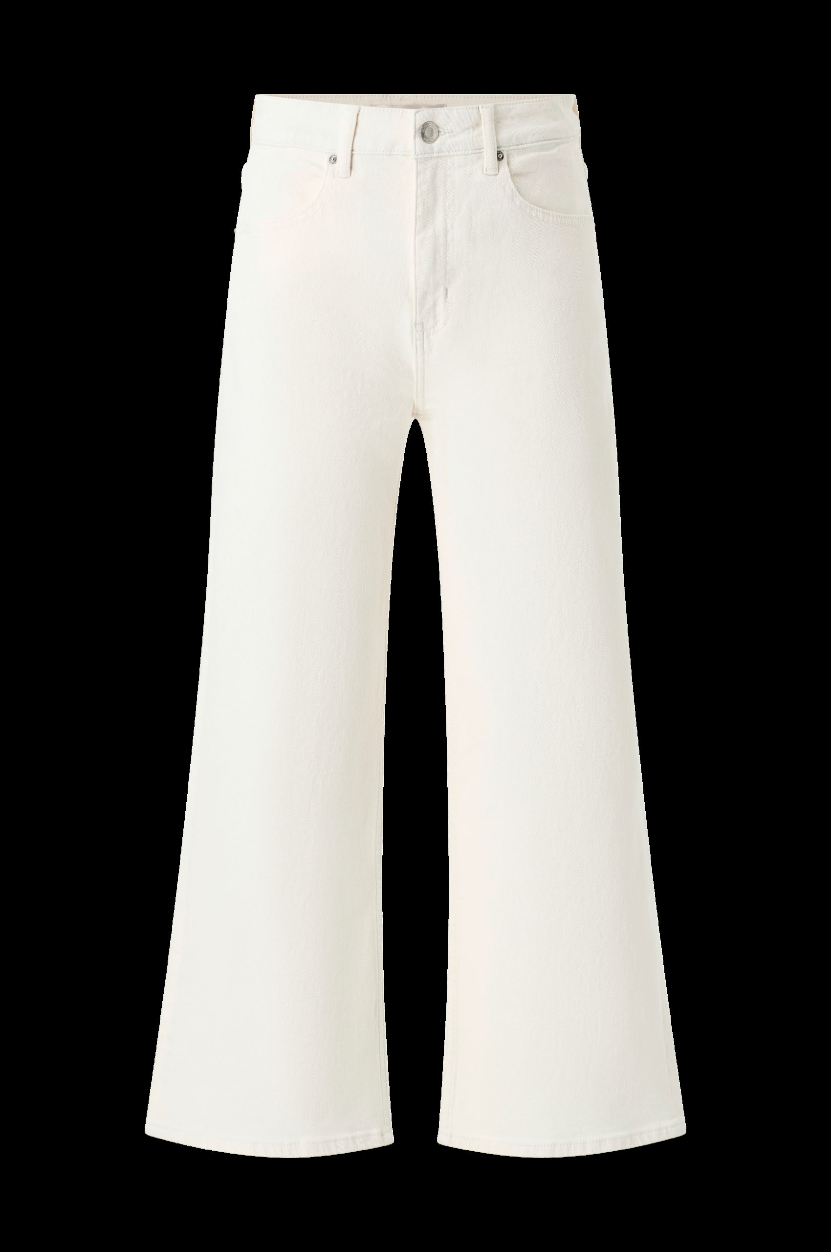 Avkortede jeans med brede bein v:6552756