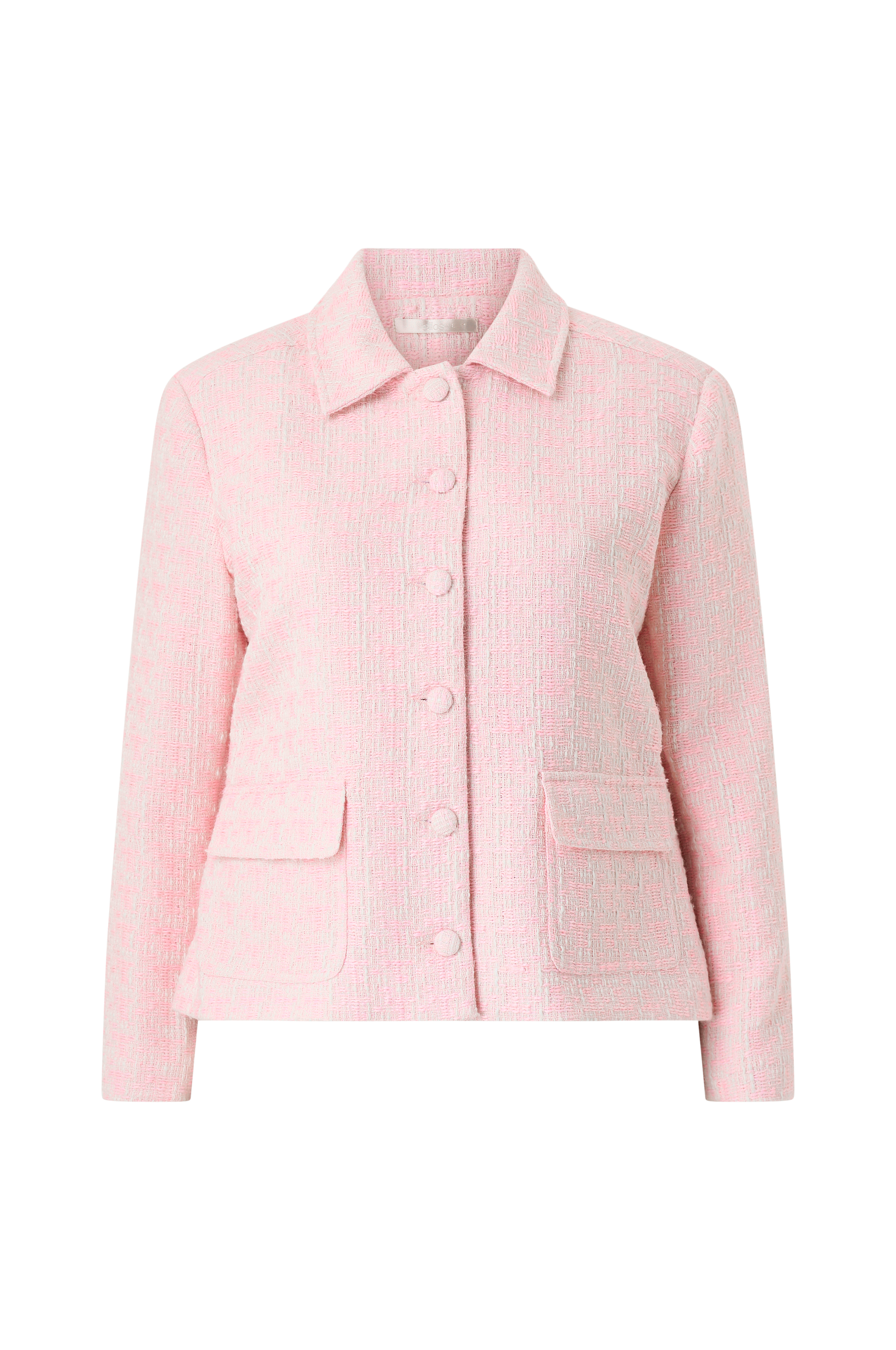 Kort jakke i tweed v:2025315