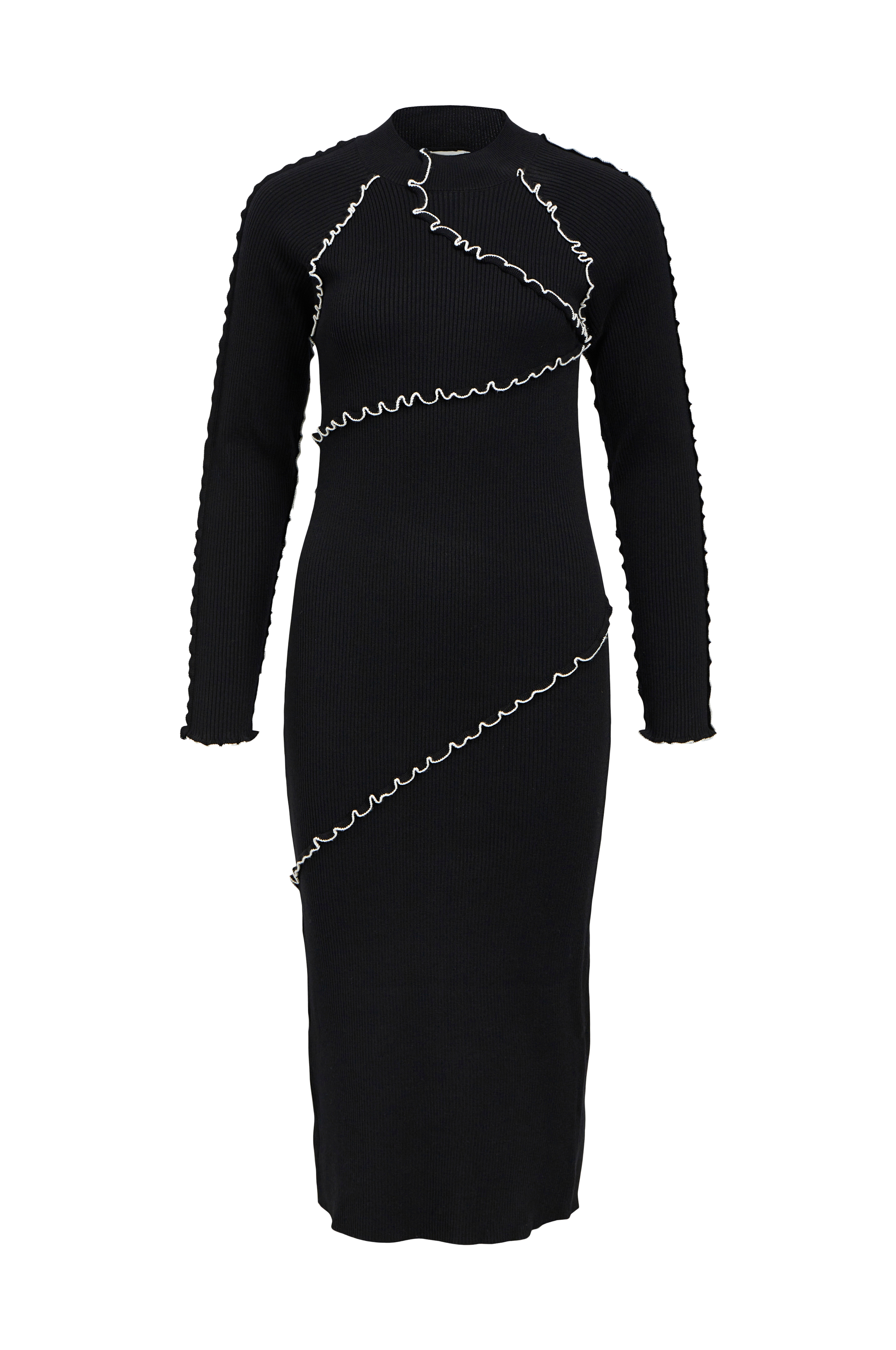 Kjole objJanne Knit Sli L/S Dress 136 v:4129106