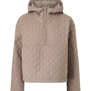 Anorakk Cropped Quilted Anorak v:7893549