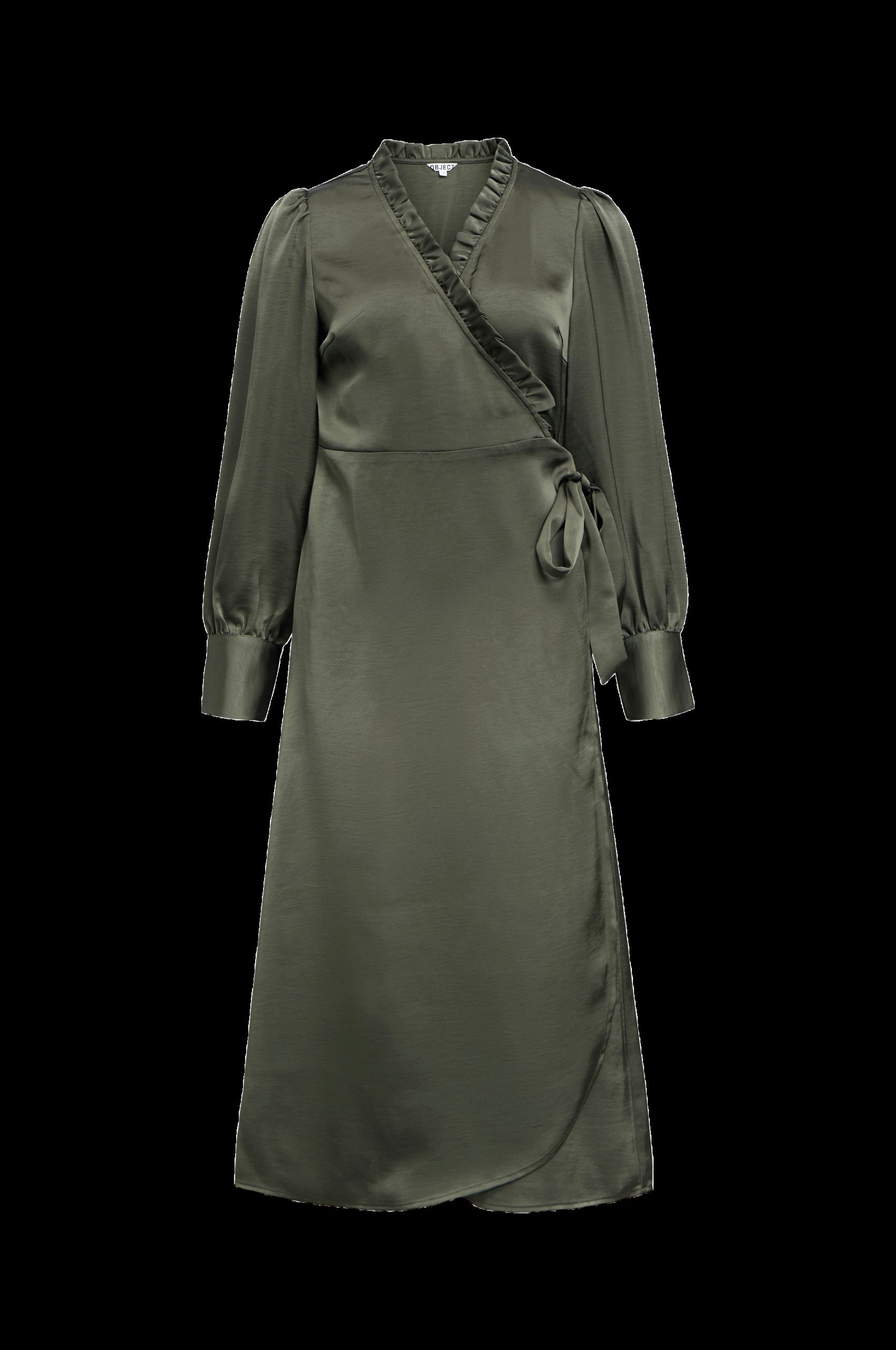 Omslagskjole objChilli L/S Wrap Div v:1413624