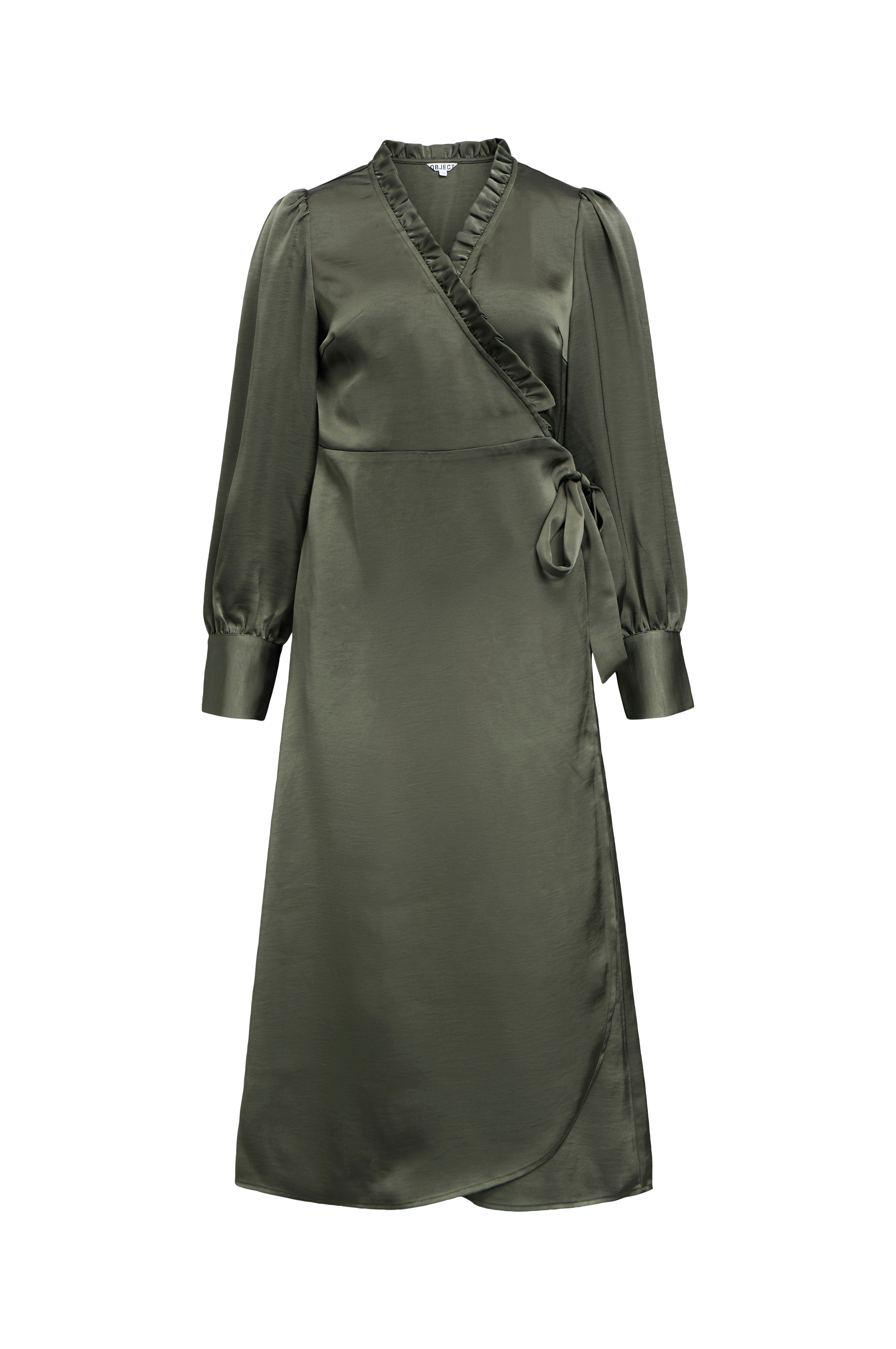 Omslagskjole objChilli L/S Wrap Div v:1413624