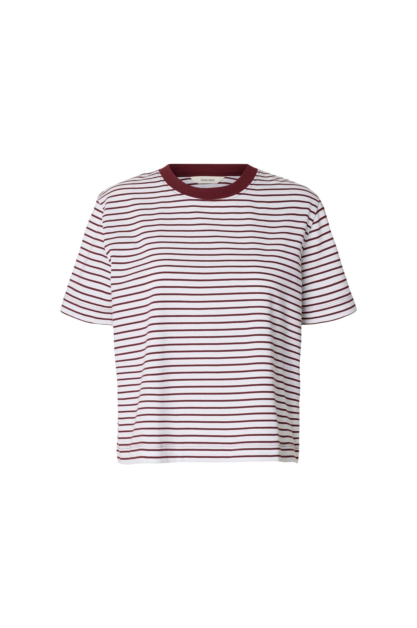 Topp slfEssential SS Striped Boxy Tee v:6982895