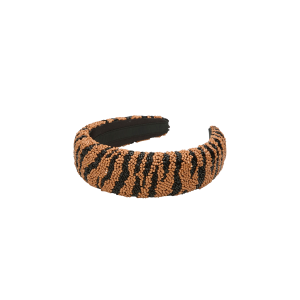 Diadem Tigarea Wide Beaded Hairbrace v:9693829