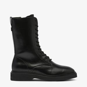 Boots Flat Mid Lace UP Boot Lth v:4212625