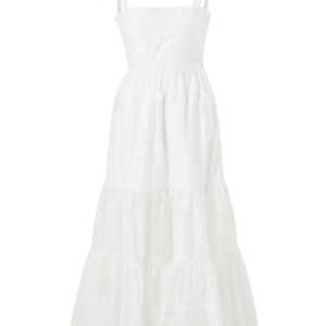 Maxikjole Adri Embroidered Tie Strap Maxi Dress v:4418528