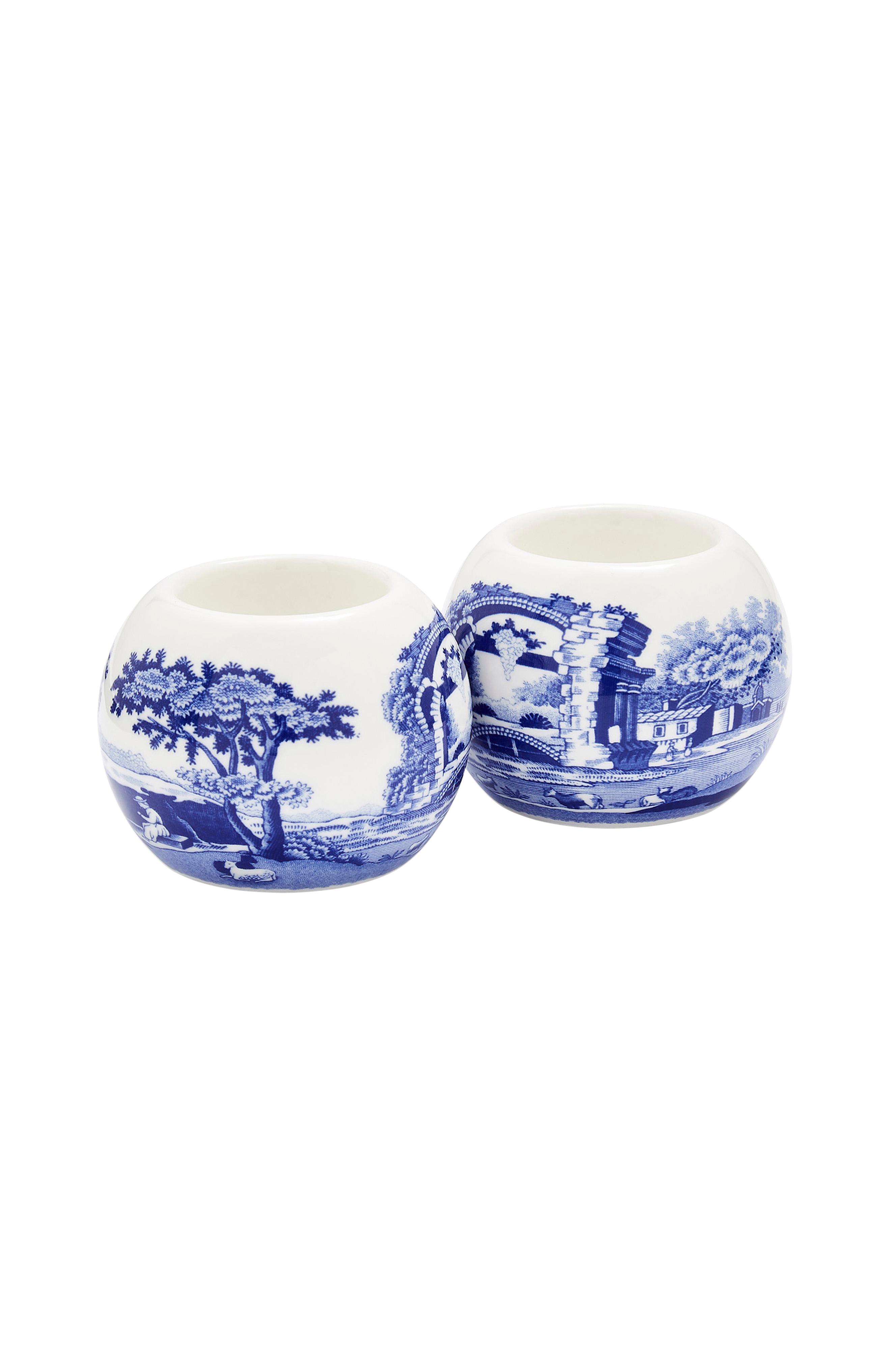 Telysholdere Blue Italian 6 cm x 7,5 cm, 2 v:8498076