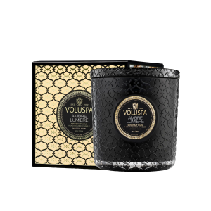 Ambre Lumiere Boxed Luxe Jar Candle 80H v:364681 Ambre Lumiere Boxed Luxe Jar Candle 80H v:364681