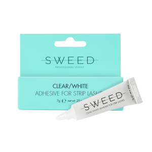 Clear/White Adhesive øyevippelim v:8827272 Clear/White Adhesive øyevippelim v:8827272
