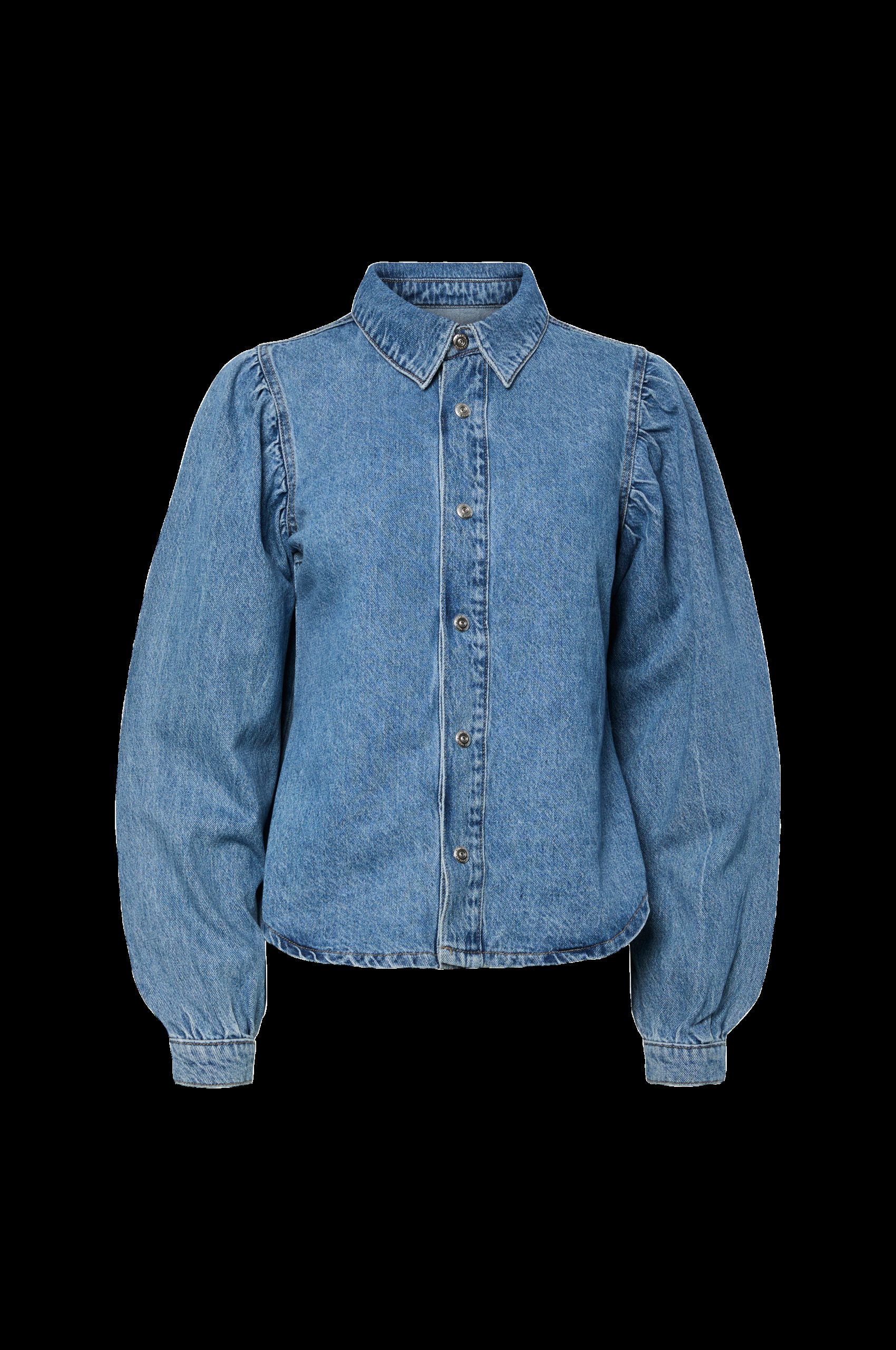 Denimskjorte pcRitt LS Denim Shirt v:6909451