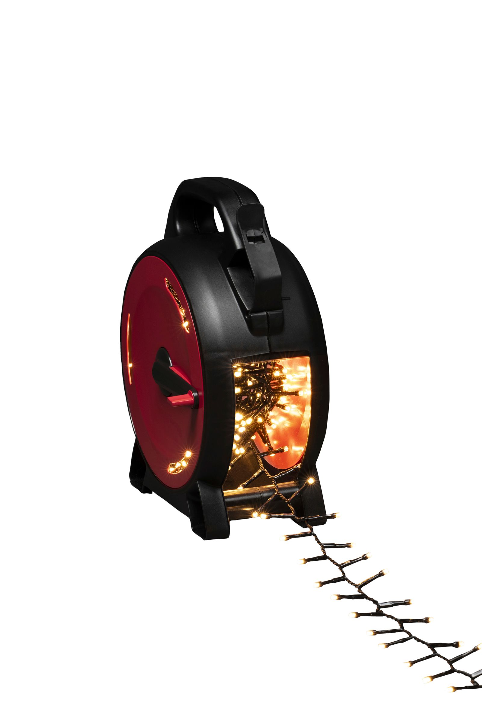 Kabeltrommel med lyskjede, 400 gult LED v:3578123